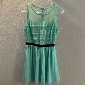 Speeckless Turquoise Dress